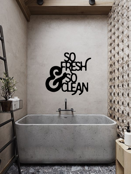 Iron Forest Design and Fabrication. St Marys, Ontario. This modern metal "so fresh and so clean" is sure to wow your guests and you! For your bathroom or laundry room.